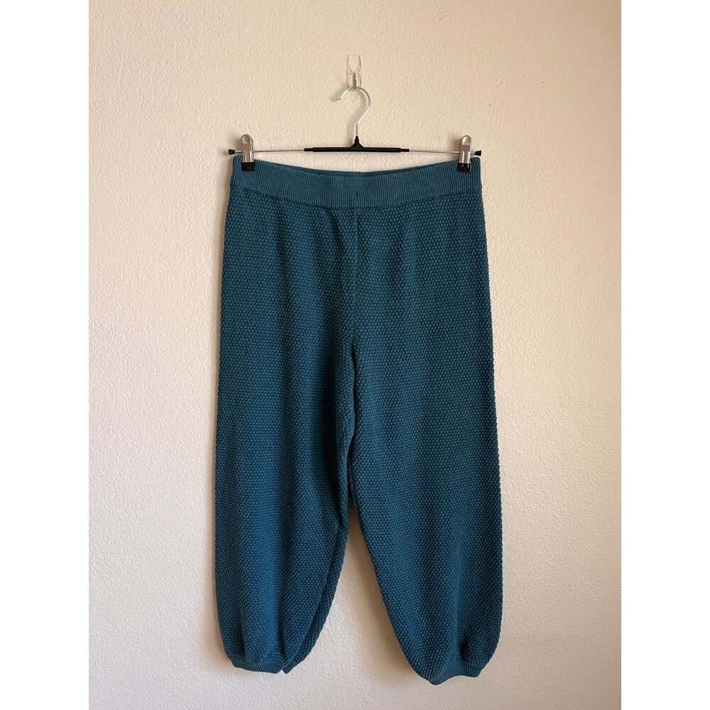 Free People FP BEACH Hailee Sweater Jogger Pants in Teal Size LARGE